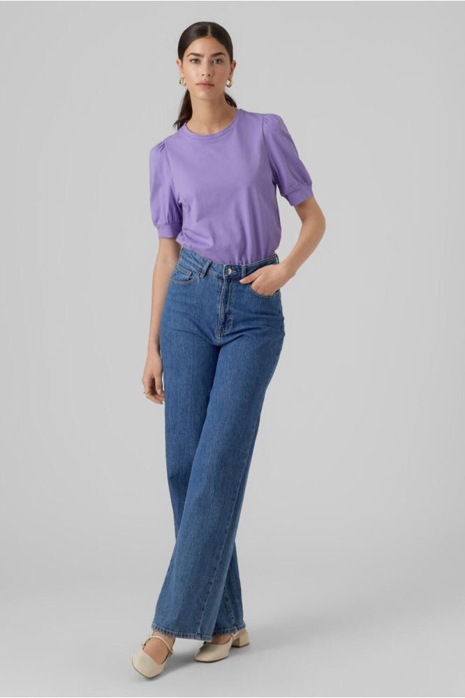 VMKERRY 2/4 O-NECK TOP VMA NOOS 10275520 Paisley Purple